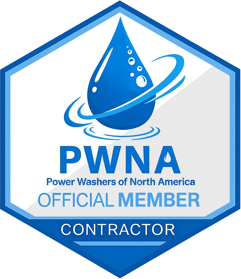 Power Washers of North America Official Member Contractor Logo.