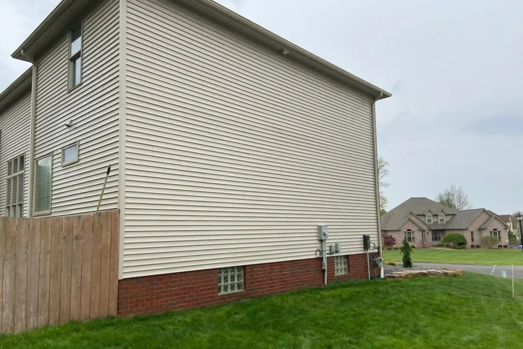 Clean, Pressure Washed Home in Boardman.