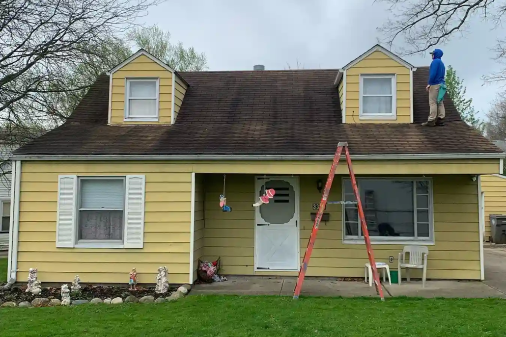 Clean, Mahoning Valley Home After Being Pressure Washed.