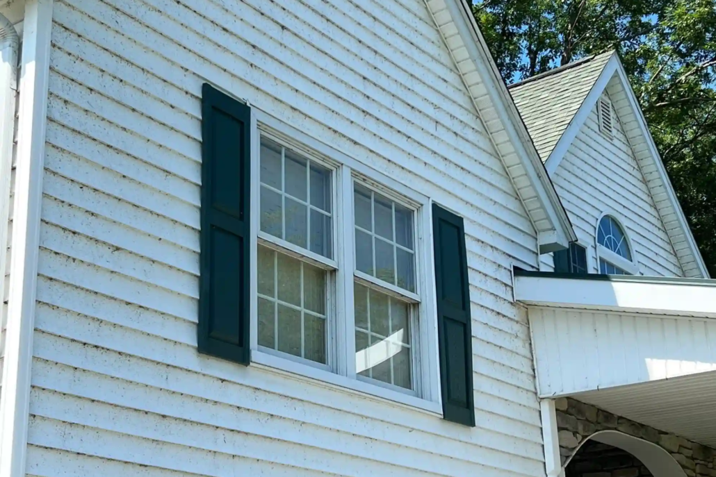 A Boardman Home Before Being Pressure Washed.